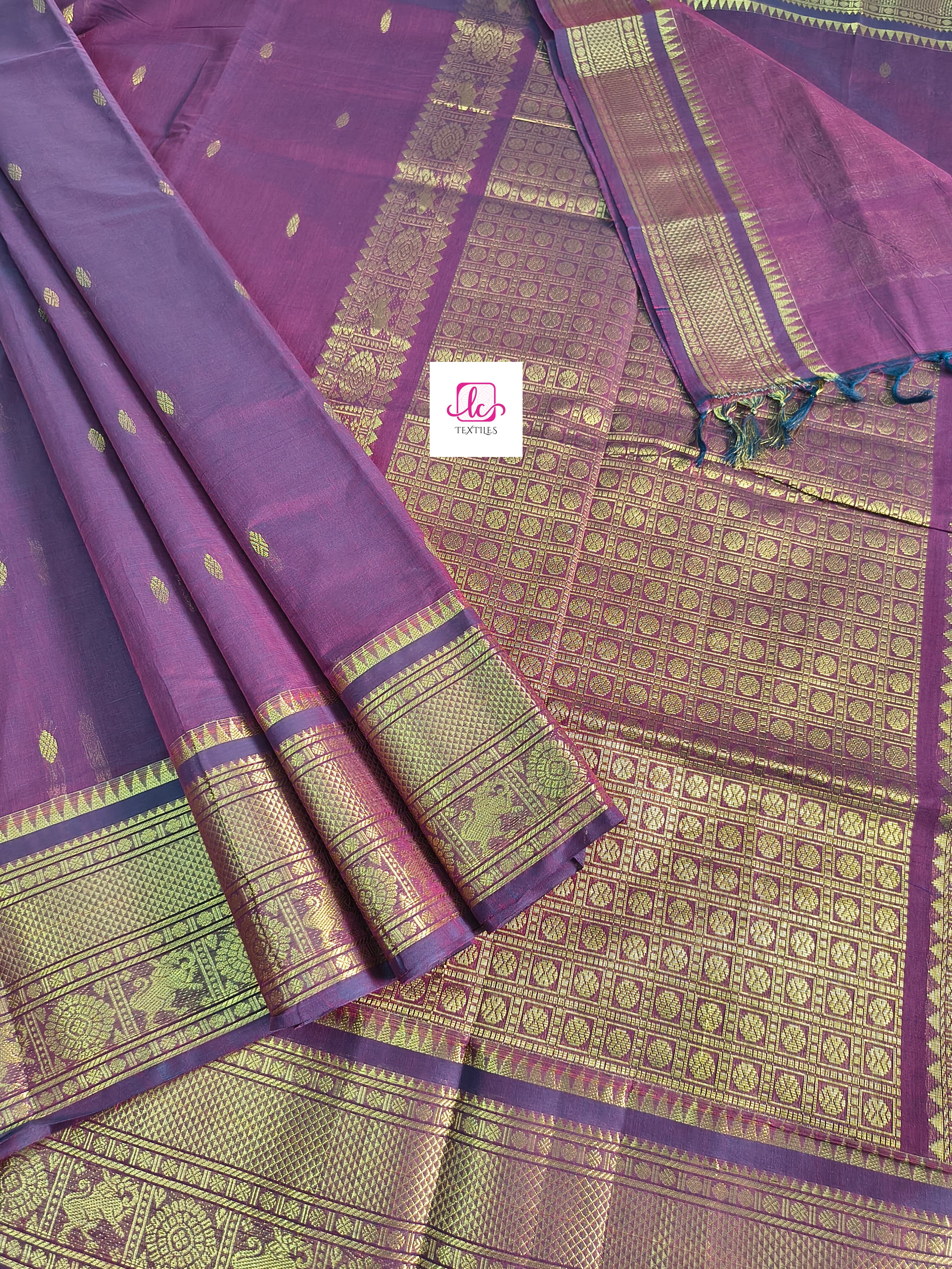 Kanchi Cotton Festival Fusion wine colour