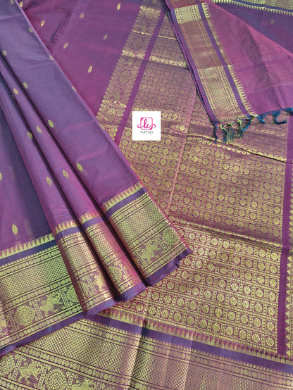 Kanchi Cotton Festival Fusion wine colour