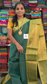 Kanchi Cotton Festival Fusion Peacock blue