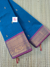 Kanchi Cotton Festival Fusio peacock blue