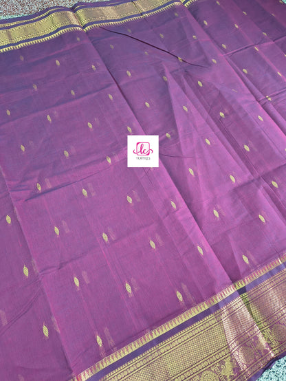 Kanchi Cotton Festival Fusion wine colour