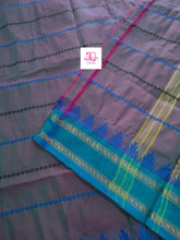 Kanchi Cotton Festival Fusion Pink mixed rama green dual tone