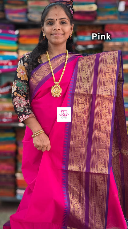 Kanchi Cotton Festival Fusion pink
