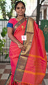 Kanchi Cotton Festival Fusion Deep peach