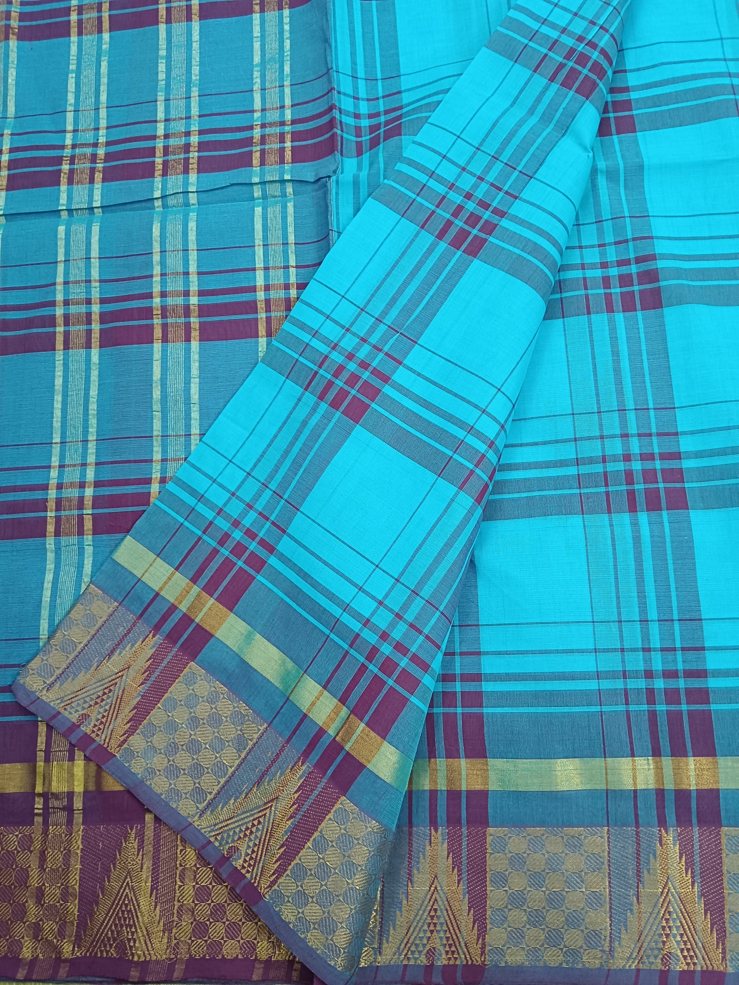 Kandangi Checks Blue