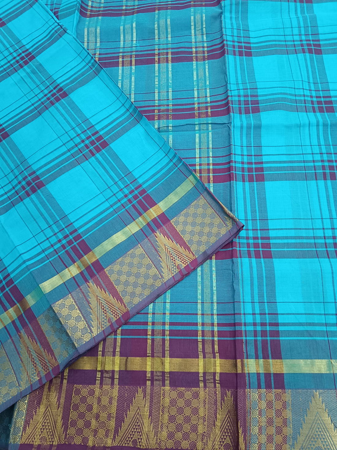 Kandangi Checks Blue