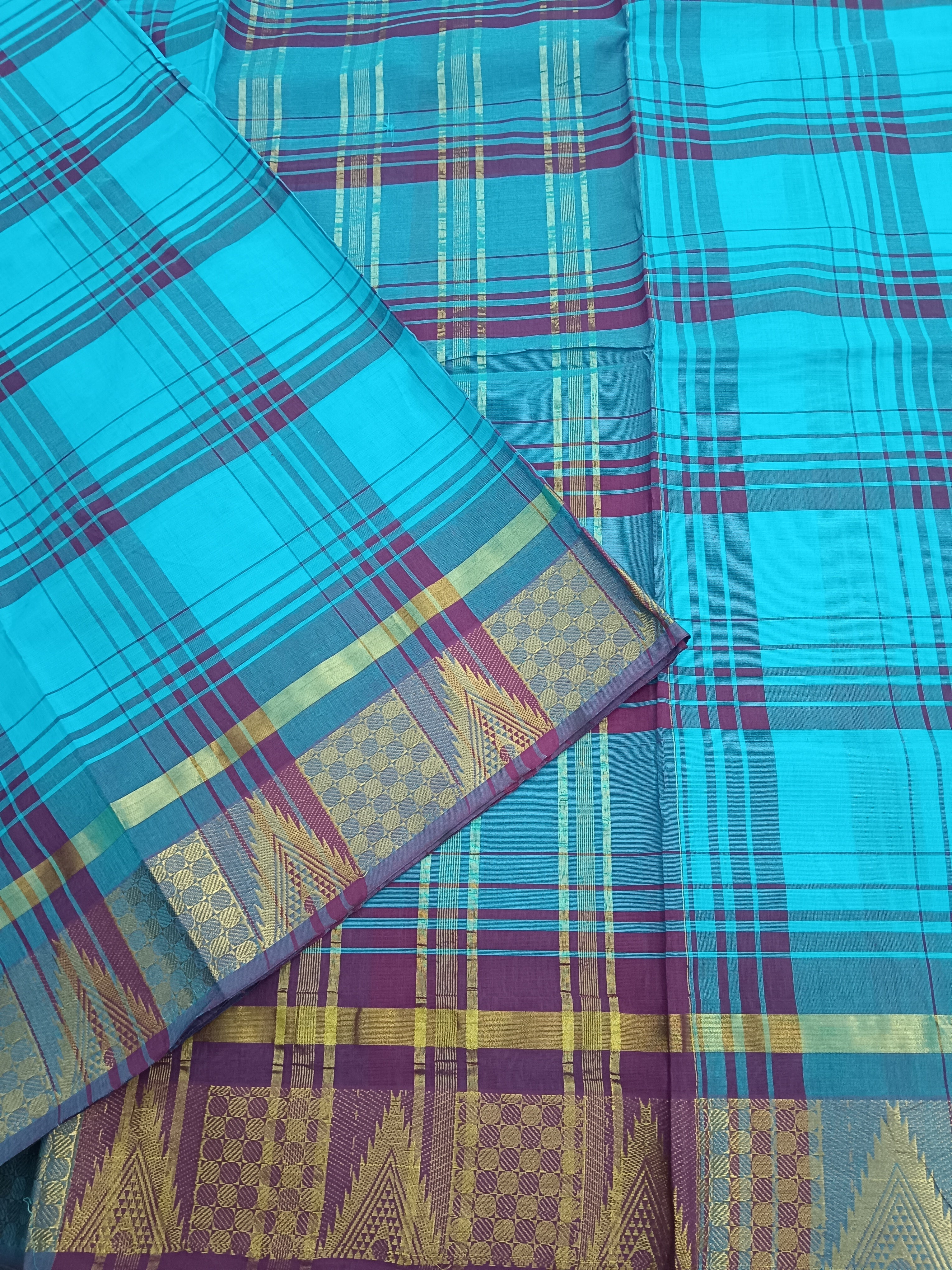Kandangi Checks Blue