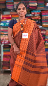 Kandangi Checks Burnt orange