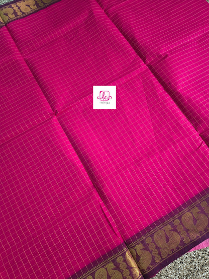 Kandangi Checks pink