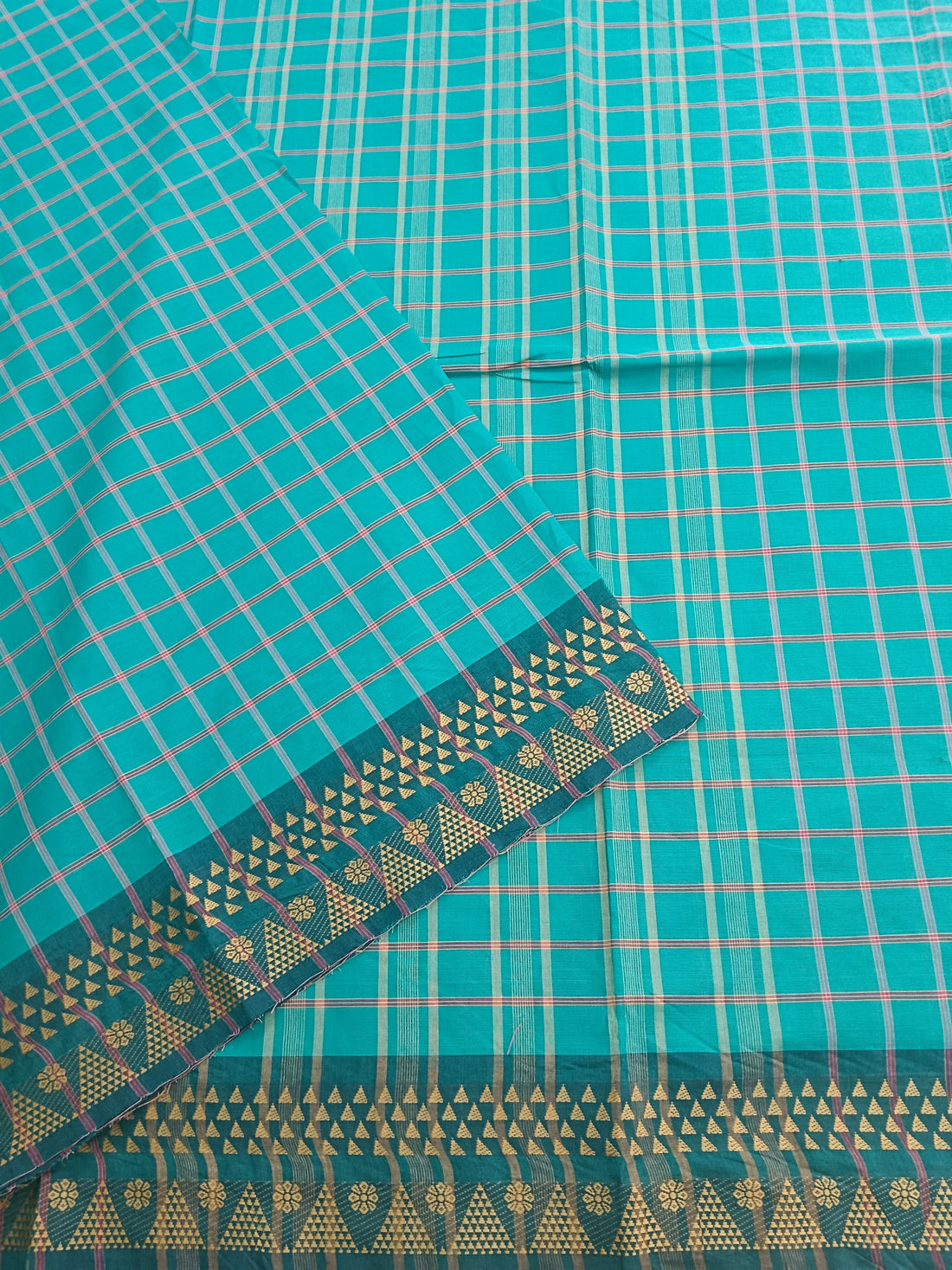 Kandangi Checks Rama blue