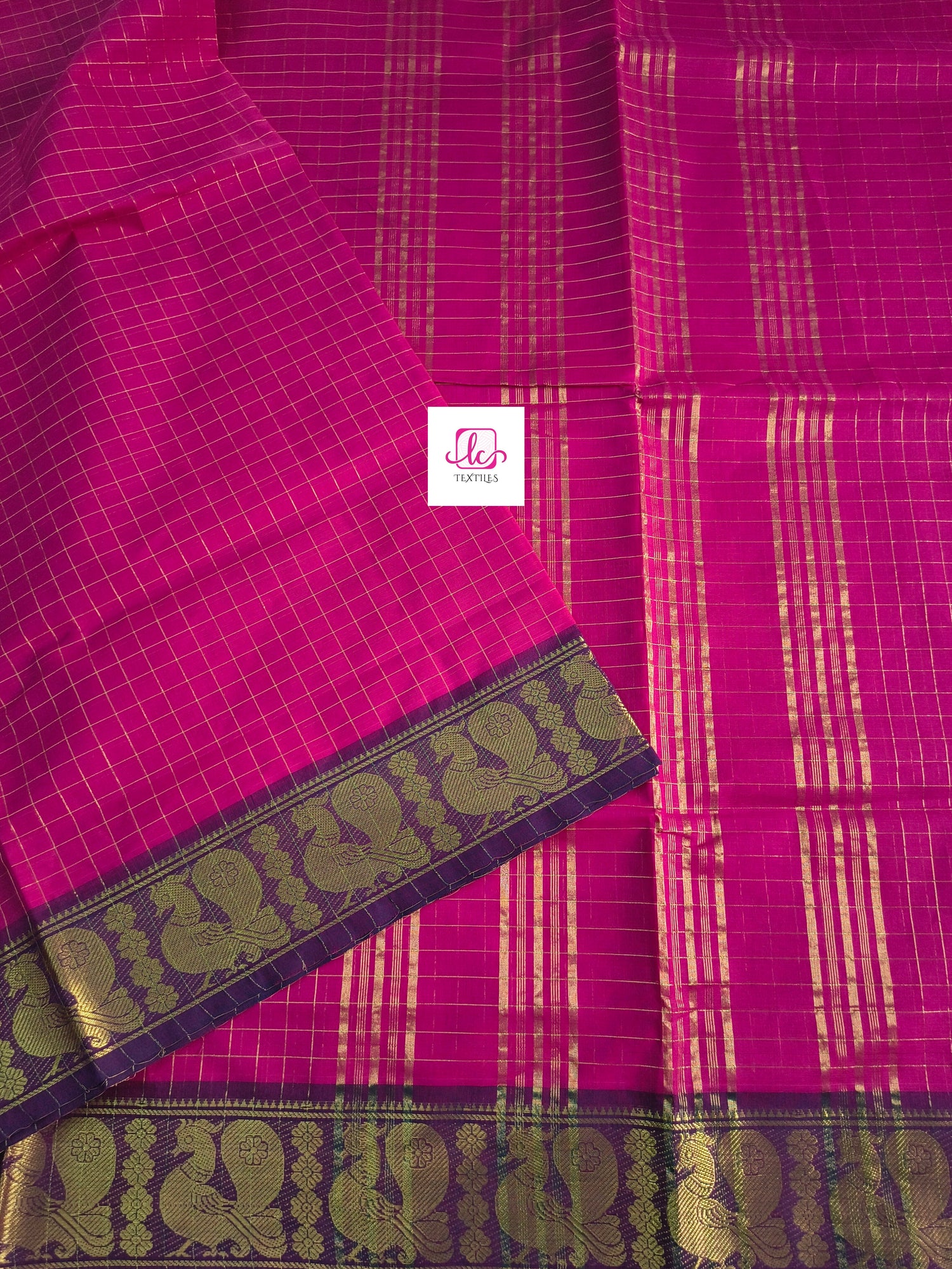 Kandangi Checks pink