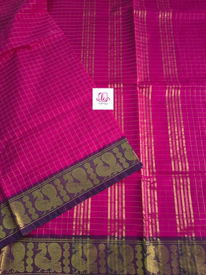 Kandangi Checks pink