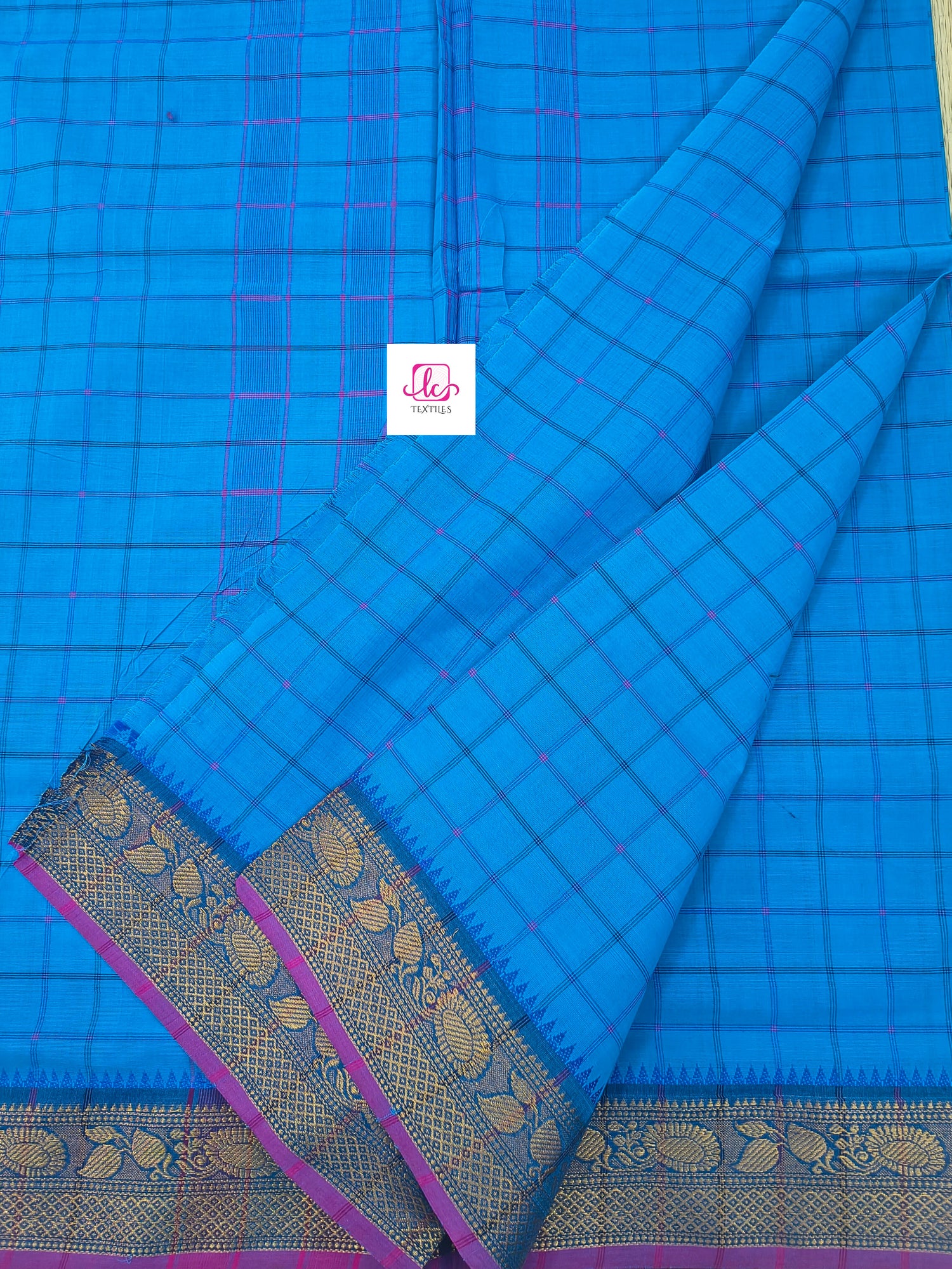 Kandangi Checkssky blue
