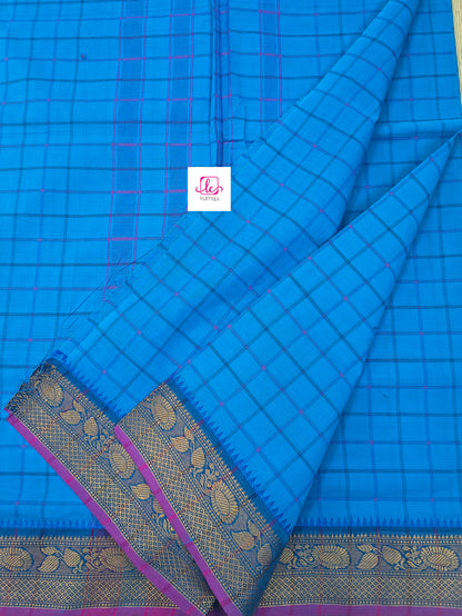 Kandangi Checkssky blue
