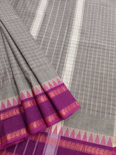 Kandangi Korvai Checks Grey 