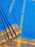 Kandangi Korvai Checks Dark sky blue