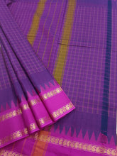Kandangi Korvai Checks Purple