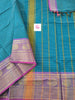 Kandangi Korvai Checks -peacock blue- KKC78