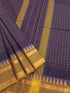 Kandangi Korvai Checks maroon mixed brown