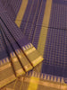 Kandangi Korvai Checks maroon mixed brown- KKC42
