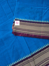 Madisar chettinad cotton Dark sky blue
