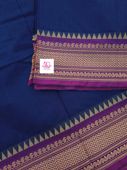Madisar chettinad cotton Royal blue