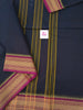 Madisar-chettinad cotton-Blue mixed brown-msc10