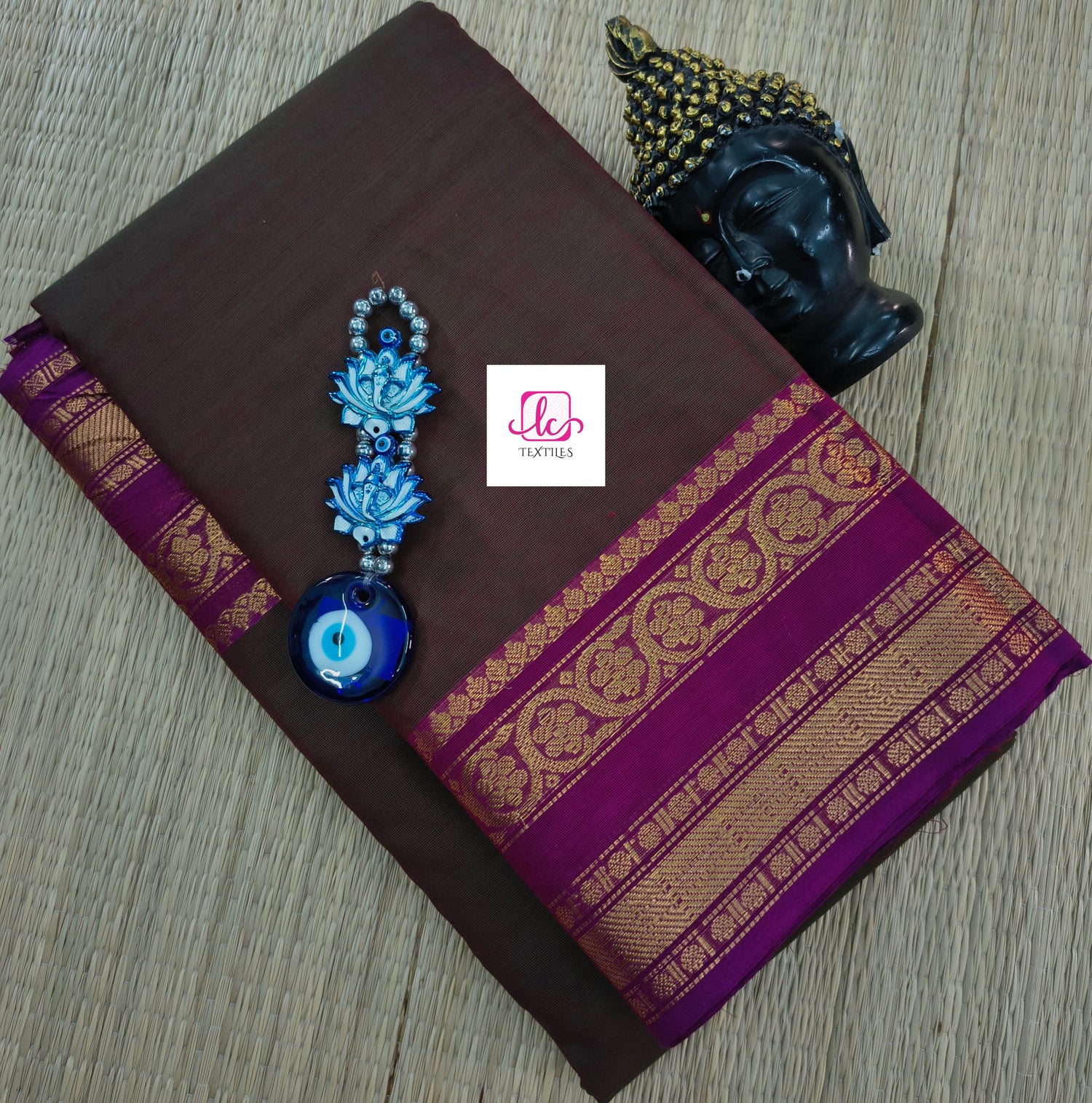 Madisar chettinad cotton Green mixed mejantha dual tone