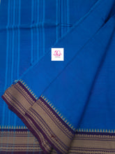 Madisar chettinad cotton Sky blue