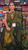 Madurai Sungudi Cotton -Bottle green with mustard yellow- MS79