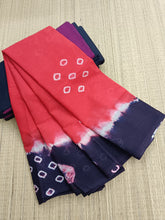 Madurai Sungudi Cotton Peach