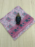 Madurai Sungudi Cotton Beige Pink 