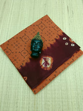 Madurai Sungudi Cotton Light Brick