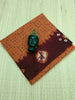 Madurai Sungudi Cotton - Light Brick - MS01
