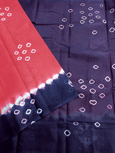 Madurai Sungudi Cotton Peach