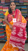 Mul Mul cotton saree -Yellow-muc08