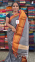 Narayanapet cotton Plain Grey 