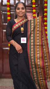 Narayanapet cotton Plain Black