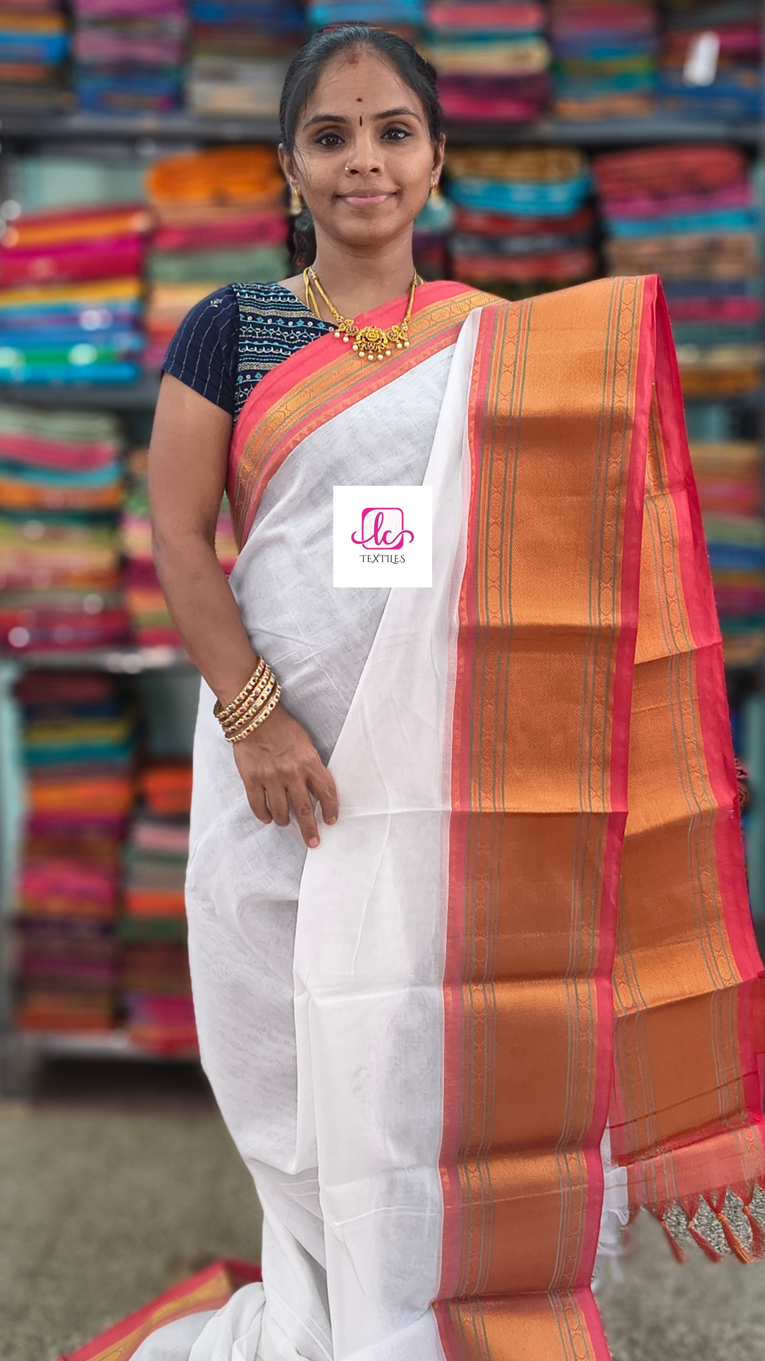 Narayanapet cotton Plain White 