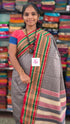 Narayanapet cotton stripes Grey