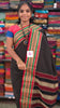 Narayanapet cotton -stripes - Black -NPC04