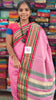 Narayanapet cotton -stripes - Pastal pink -NPC06