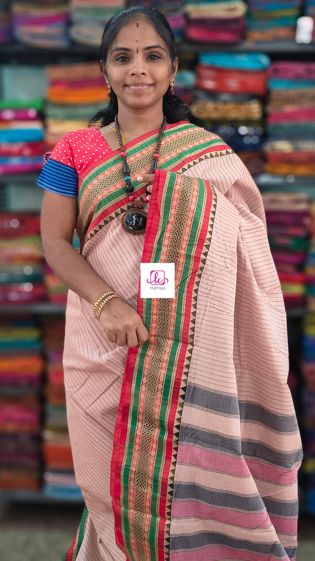 Narayanapet cotton stripes Tussar