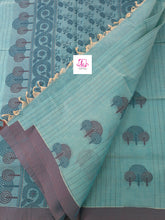 Negamam Cotton Saree Pastel Blue