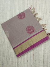 Negamam Cotton Saree Choclate Beige