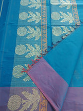 Negamam Cotton Saree Blue