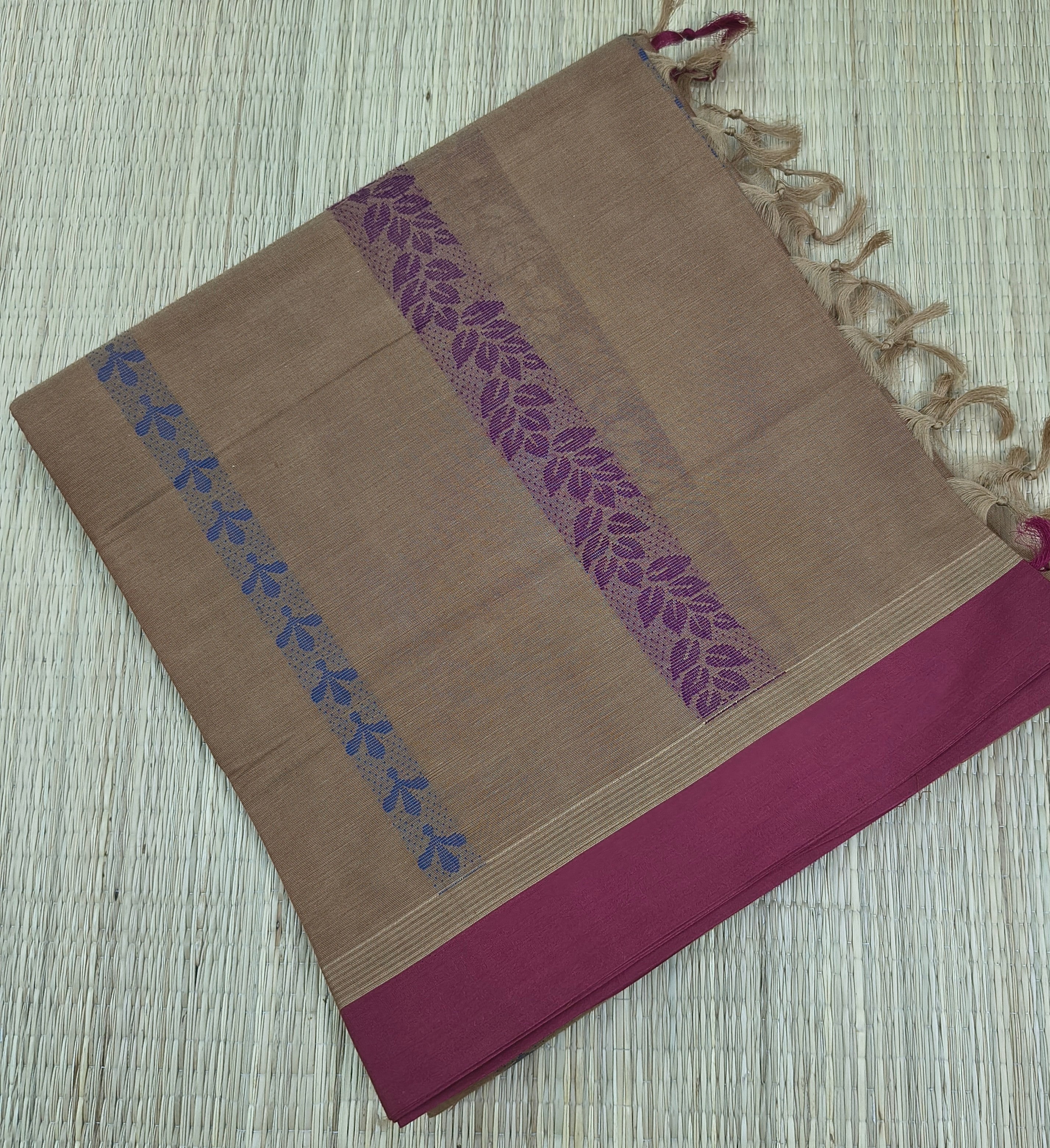 Negamam Cotton Saree Choclate