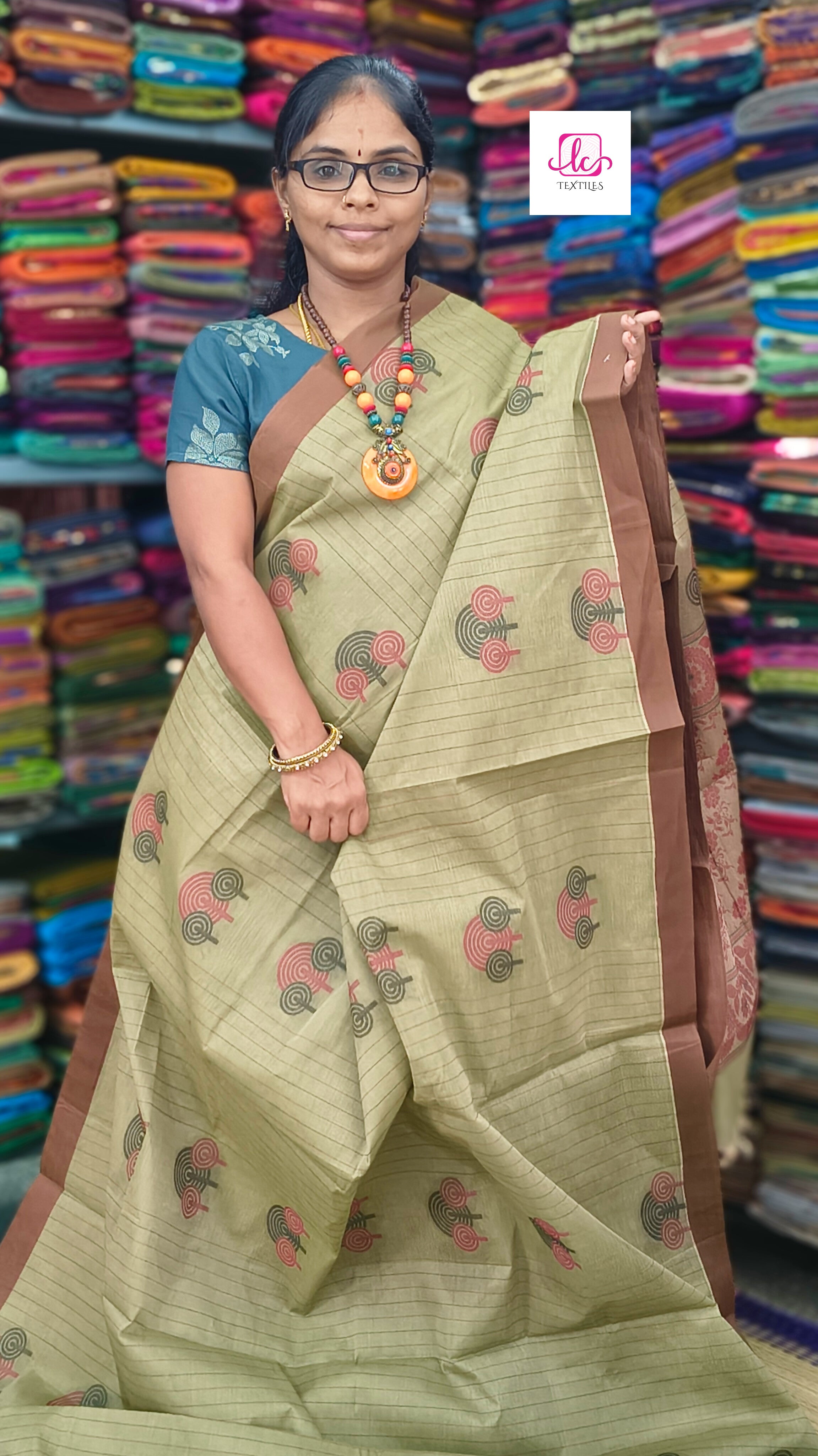 Negamam Cotton Saree Elachi 
