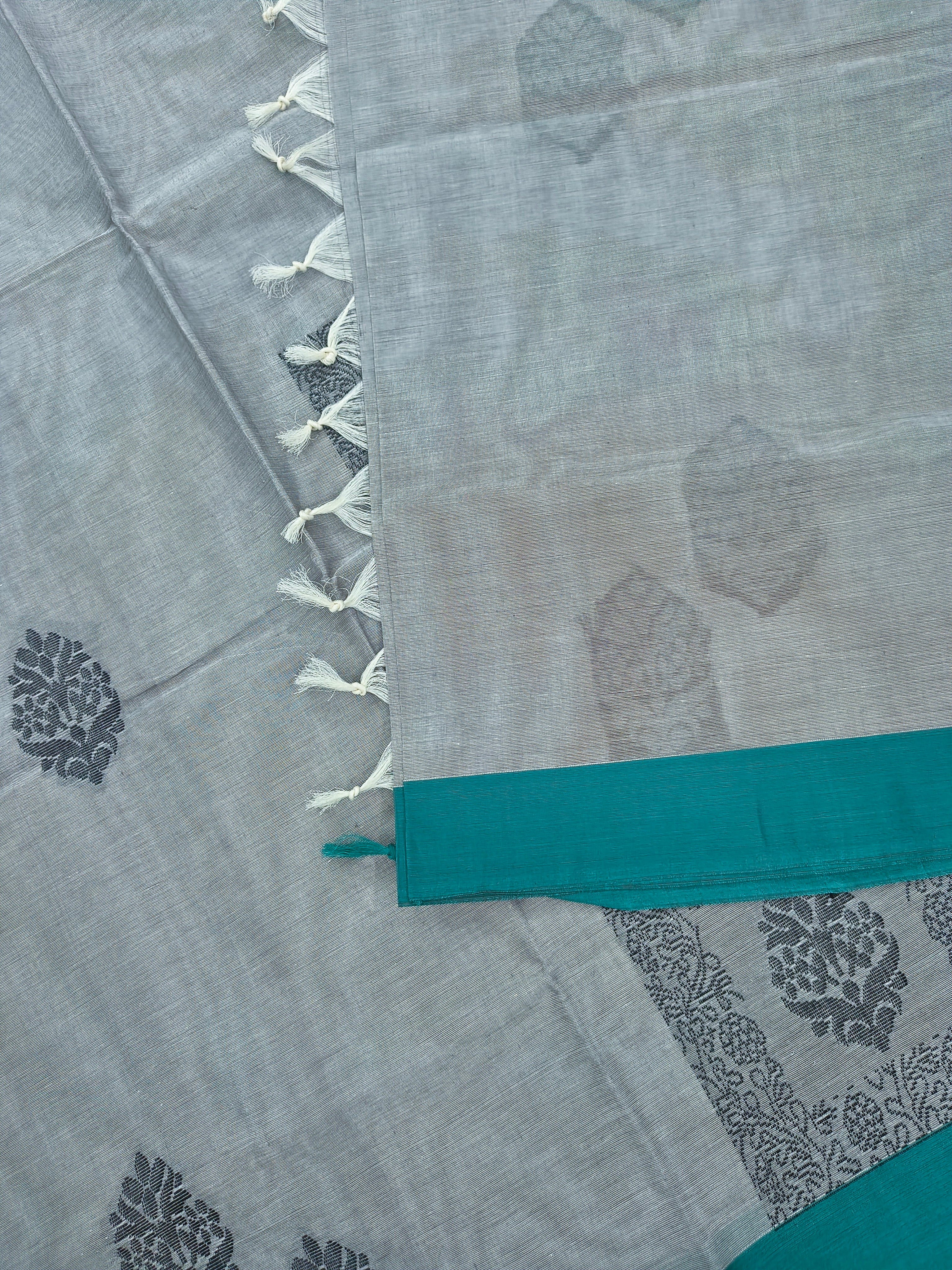 Negamam Cotton Saree grey