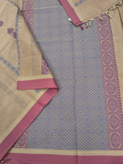 Negamam Cotton Saree Choclate